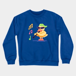 Musical Duck playing Oboe Crewneck Sweatshirt